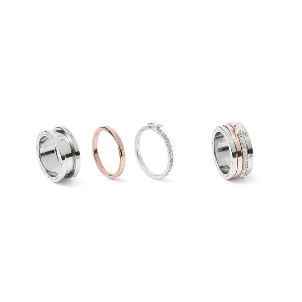 TWOTUCKGOM - Old is the New Hip Autograph Necklace and Layered Ring - TWOTUCKGOM - Accessories - Harumio