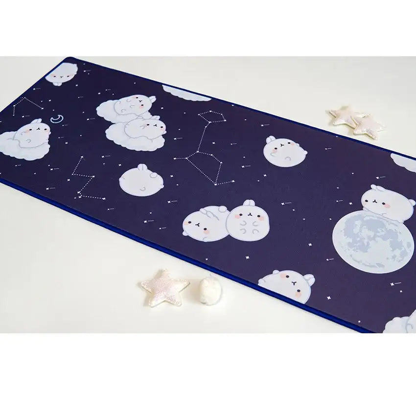 Molang - Official Merch - Moonlight Under the Moon - Desk Mat - Molang - Accessories - Harumio