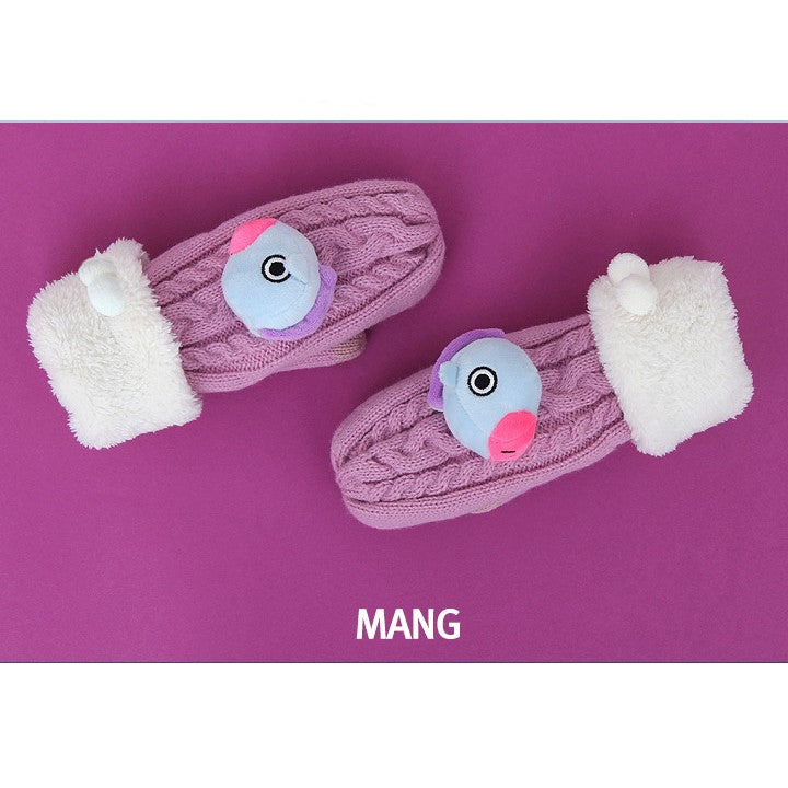 BT21 - Character Knitted Mittens - BT21 - Accessories - Harumio