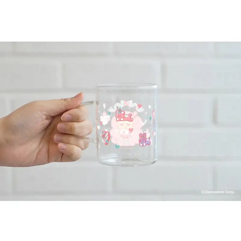 Cookie Run x Hi, Bye Mama - Cotton Candy Cookie Glass Mug - Cookie Run x Hi, Bye Mama - Accessories - Harumio