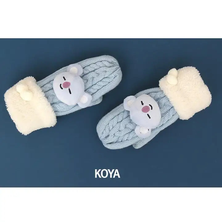 BT21 - Character Knitted Mittens - BT21 - Accessories - Harumio