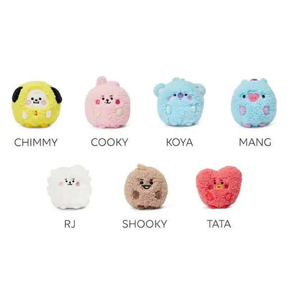 BT21 - Universtar Baby Bubble Tea Bag Charm Keyring - BT21 - Plush - Harumio
