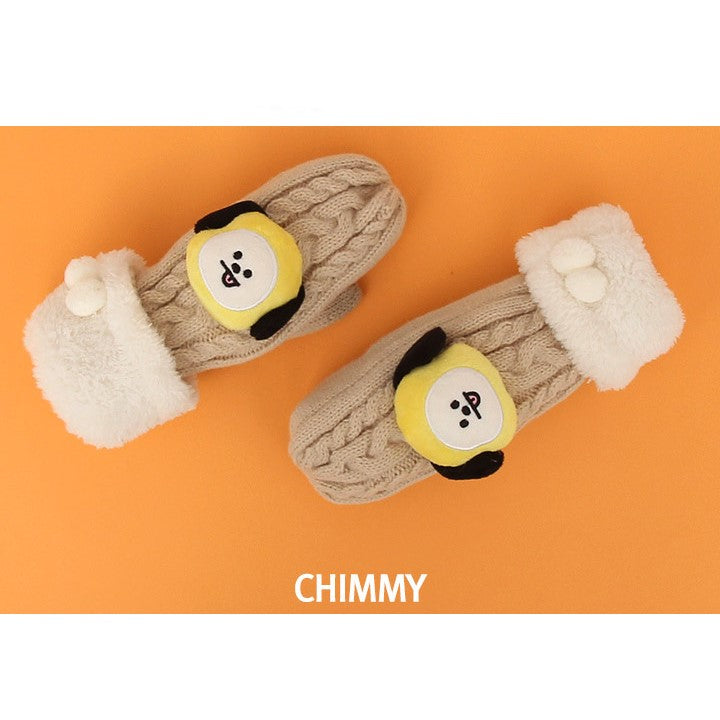 BT21 - Character Knitted Mittens - BT21 - Accessories - Harumio