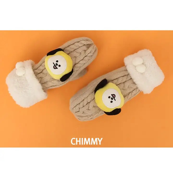 BT21 - Character Knitted Mittens - BT21 - Accessories - Harumio
