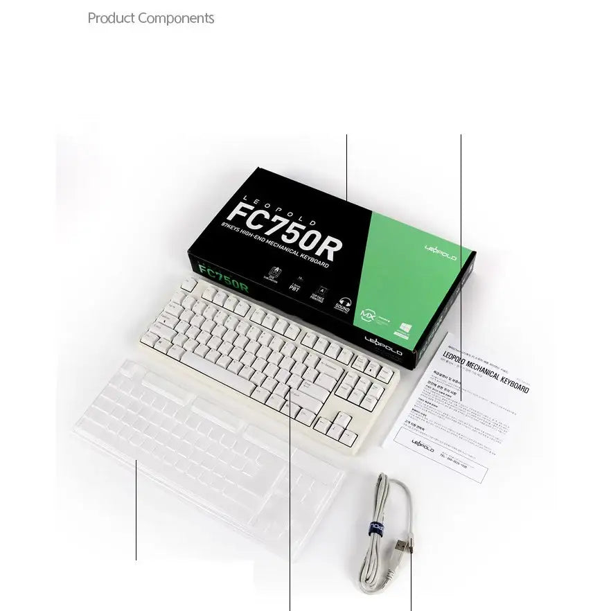 Leopold - FC750R Tenkeyless Dye Sublimation Mechanical Keyboard - Leopold - Mechanical Keyboard - Harumio