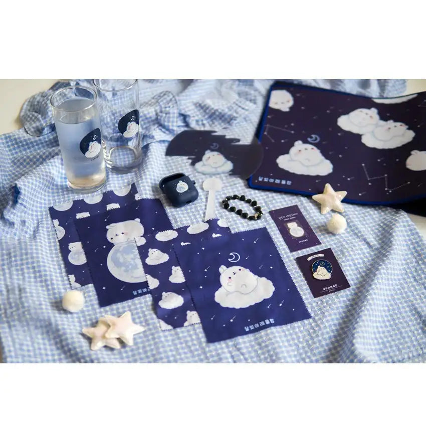 Molang - Official Merch - Moonlight Under the Moon - Desk Mat - Molang - Accessories - Harumio
