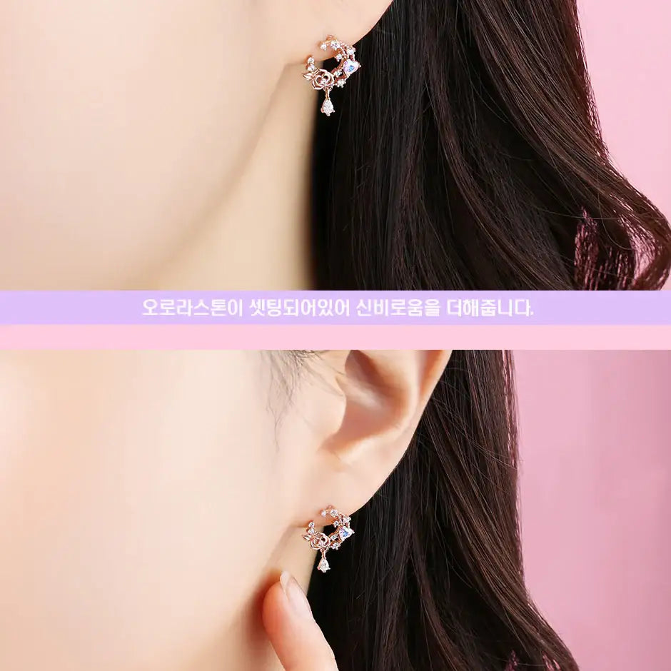 Clue X Esther Bunny - Lavianne Rose Bunny Silver Earrings - CLUE - Accessories - Harumio