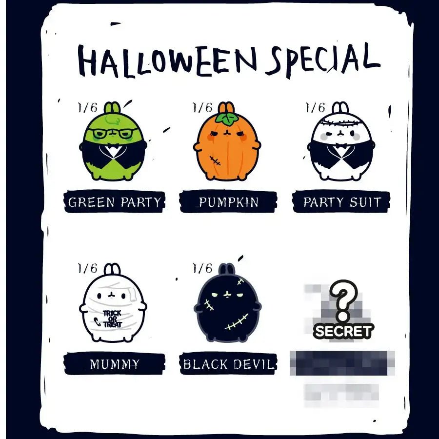 Molang - Official Merch - Halloween Random Doll Figures - Molang - Accessories - Harumio