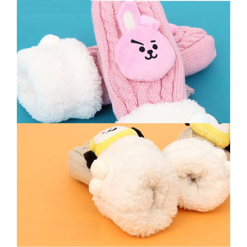 BT21 - Character Knitted Mittens - BT21 - Accessories - Harumio