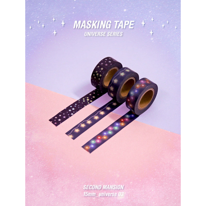Second Mansion x 10x10 - Masking Tape - Universe and Charming