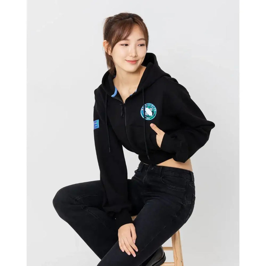 DRX x LILKA - Crop Hoodie Zip-Up - DRX x LILKA - Clothing - Harumio