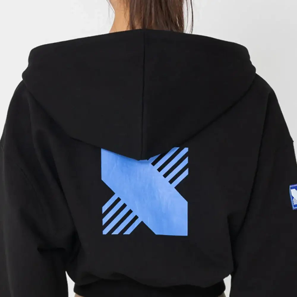 DRX x LILKA - Crop Hoodie Zip-Up - DRX x LILKA - Clothing - Harumio