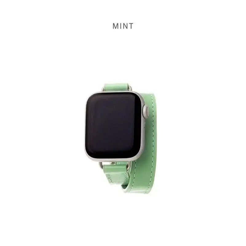 Fennec - Leather Apple Watch Double Strap 21FW - FENNEC - Accesories - Harumio