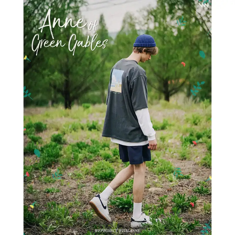 WVProject x Anne of Green Gables - Anne Island Short Sleeve T-shirt - WVProject - T-Shirts - Harumio