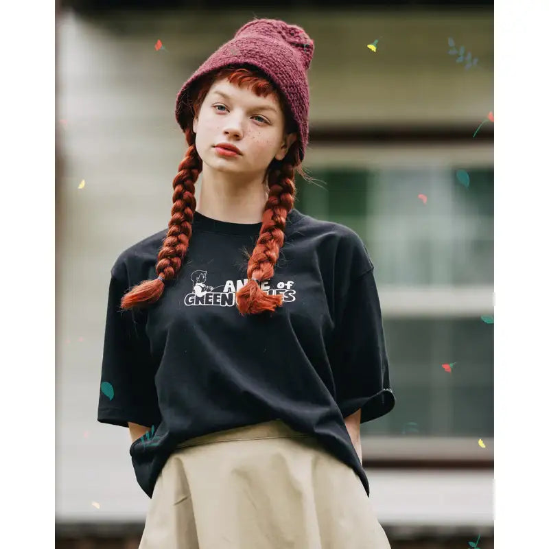 WVProject x Anne of Green Gables - Anne's Happy Days Short Sleeve T-shirt - WVProject - T-Shirts - Harumio