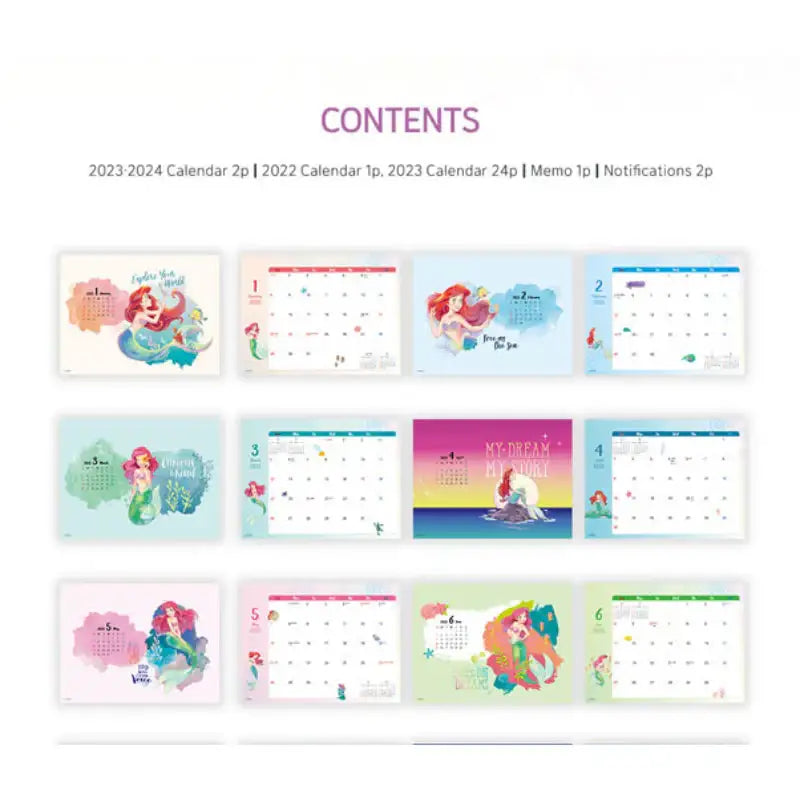 ARTNUOVEAU - 2023 Characters Desk Calendar Collection - ARTNUOVEAU - Calendar - Harumio