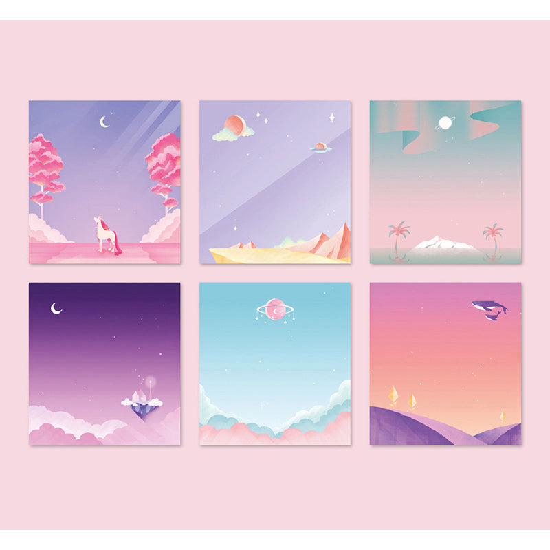 Second Mansion x 10x10 - Moonlight Memo Pad v.2