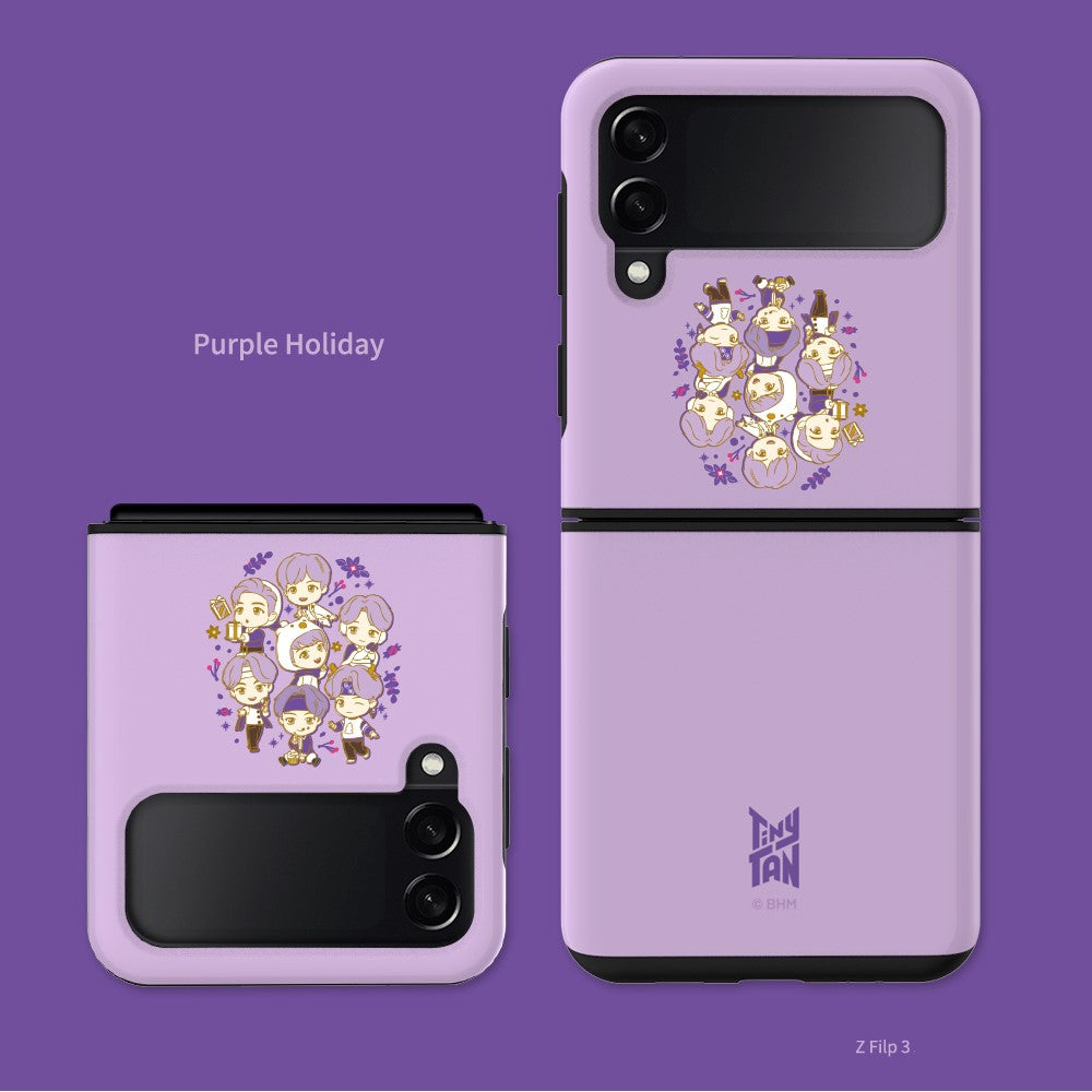 BTS - TinyTAN Purple Holidays Dual Guard Phone Case