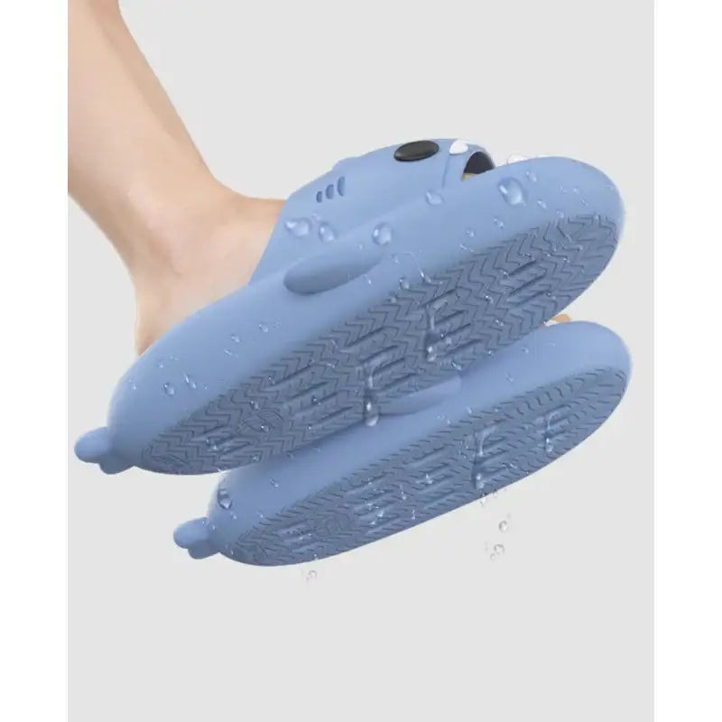 Maisonde Blank - Shark Bathroom Slippers - Maisonde Blank - Footwear - Harumio