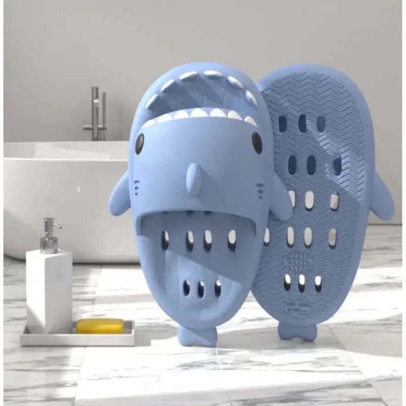 Maisonde Blank - Shark Bathroom Slippers - Maisonde Blank - Footwear - Harumio
