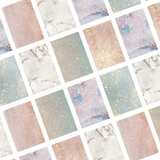 Yudaeng - Marble And Glitter Photocard Binder Mount - Yudaengdotcom - Photocard Mounts - Harumio