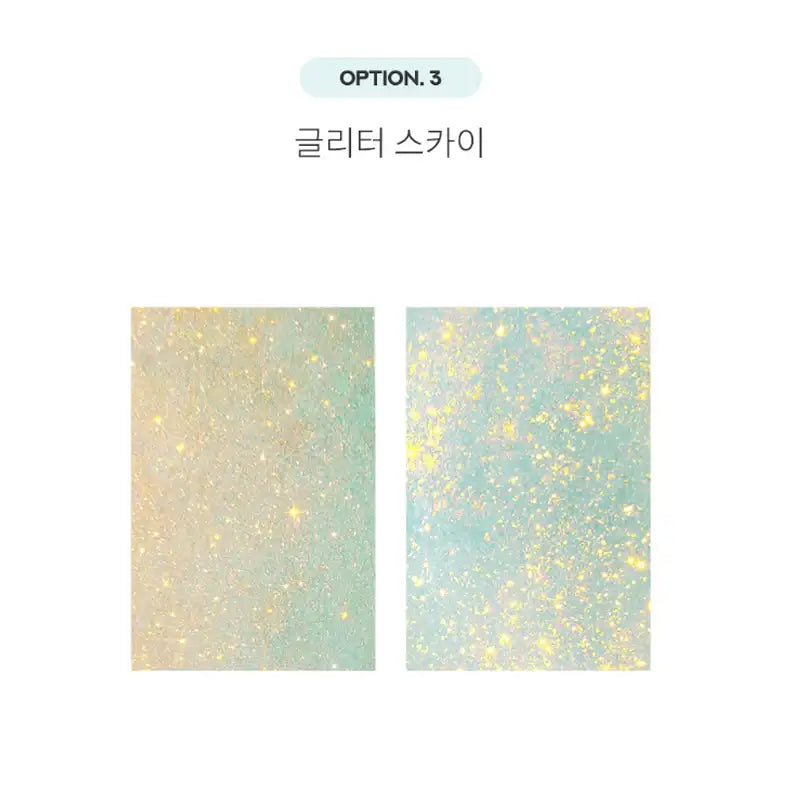 Yudaeng - Marble And Glitter Photocard Binder Mount - Yudaengdotcom - Photocard Mounts - Harumio
