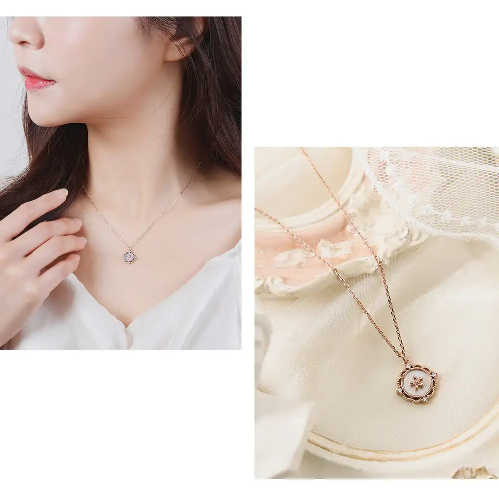 CLUE x My Greek Goddess - Silver Necklace - CLUE x My Greek Goddess - Jewelry - Harumio