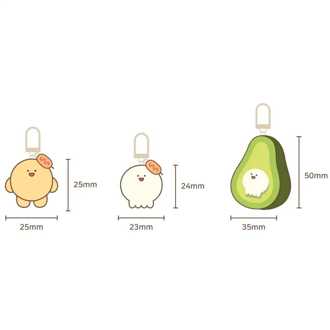 Brick Studio - Dough and Moumo Keyring - Brick Studio - Accessories - Harumio