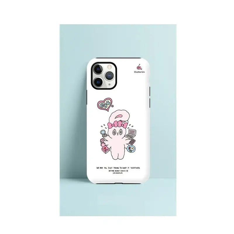 Esther Bunny - Guard Up Phone Case - Comic Series - Esther Bunny - Accessories - Harumio