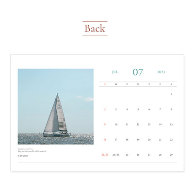 Indigo - 2023 Mind Snap A4 Desk Calendar