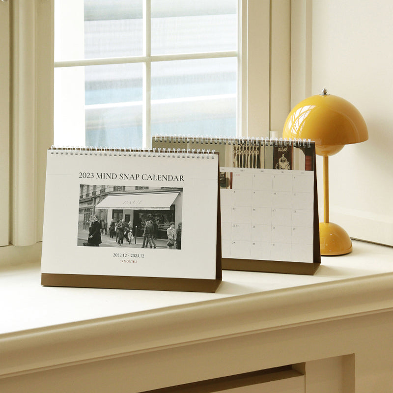 Indigo - 2023 Mind Snap A4 Desk Calendar
