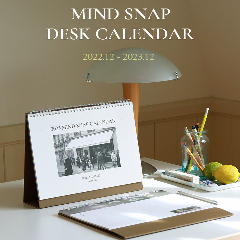 Indigo - 2023 Mind Snap A4 Desk Calendar