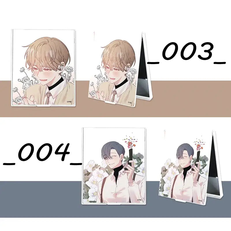 Mushroom Soup - Square Folding Mirror - Webtoon Shop - Mirrors - Harumio