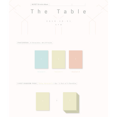 NU'EST - Mini Album Vol. 7 The Table
