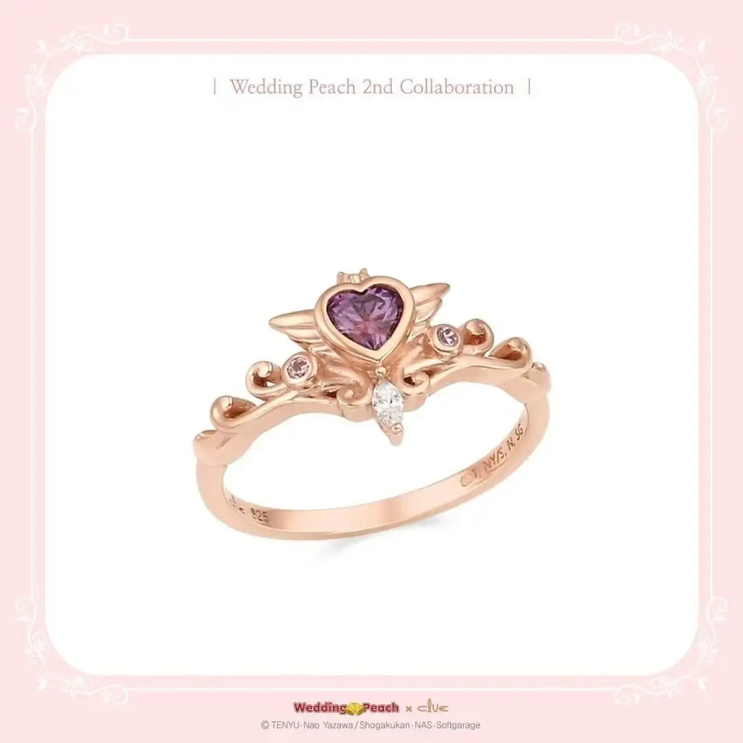 Wedding Peach x CLUE - Angel's Treasure Something New Silver Ring - Wedding Peach x CLUE - Jewelry - Harumio