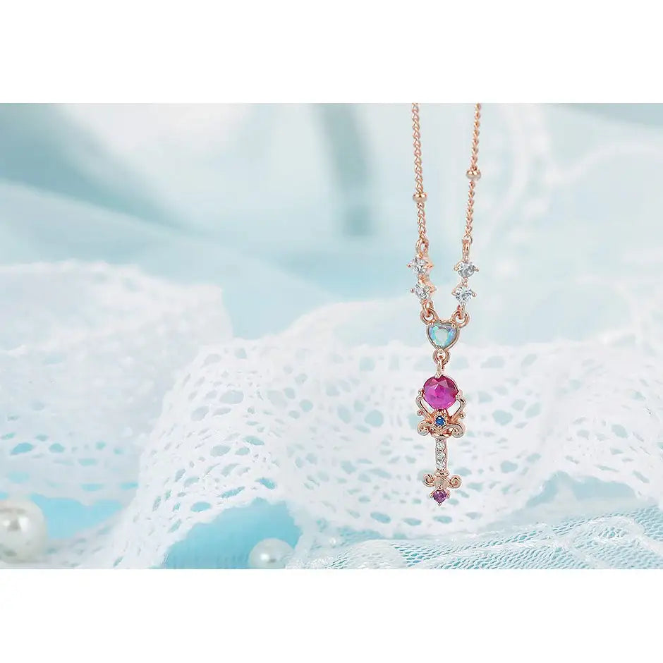 Wedding Peach x CLUE - Angel Lily Witchcraft Silver Necklace - Star of Love - Wedding Peach x CLUE - Jewelry - Harumio