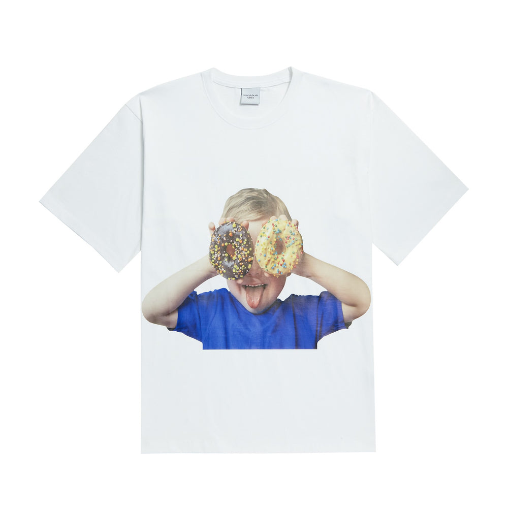 ADLV - Naughty Baby Face with Donuts Short Sleeve T-Shirt
