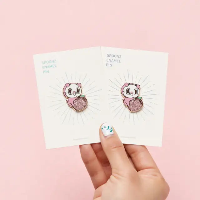 Spoonz x NU'EST - Glitter Enamel Pin - Spoonz x NU'EST - Accessories - Harumio