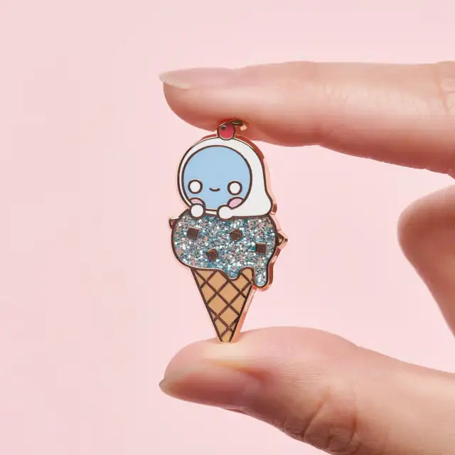 Spoonz x NU'EST - Glitter Enamel Pin - Spoonz x NU'EST - Accessories - Harumio
