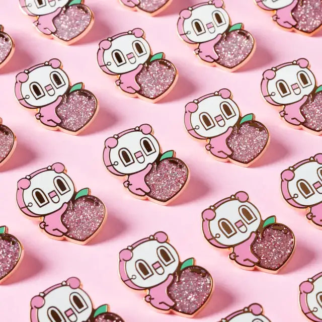 Spoonz x NU'EST - Glitter Enamel Pin - Spoonz x NU'EST - Accessories - Harumio