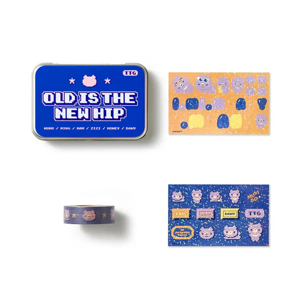 TWOTUCKGOM - Old is the New Hip Sticker and Masking Tape Set - TWOTUCKGOM - Accessories - Harumio