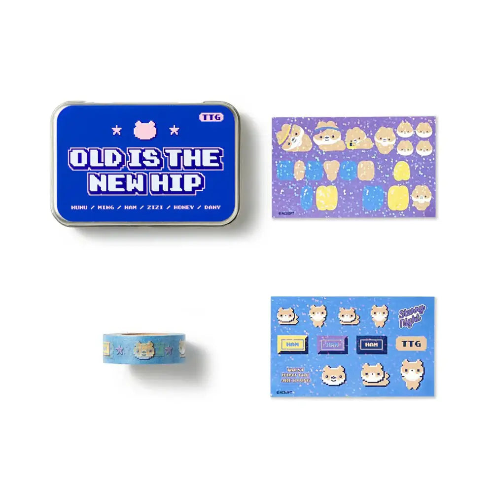 TWOTUCKGOM - Old is the New Hip Sticker and Masking Tape Set - TWOTUCKGOM - Accessories - Harumio