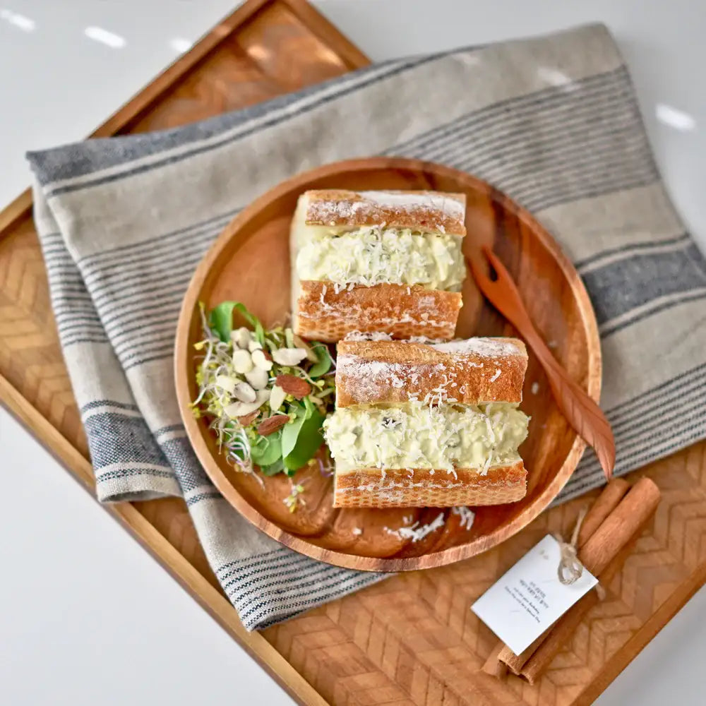 August8th - Natural Hemp Linen Cross Kitchen Cloth - August8th - Accessories - Harumio