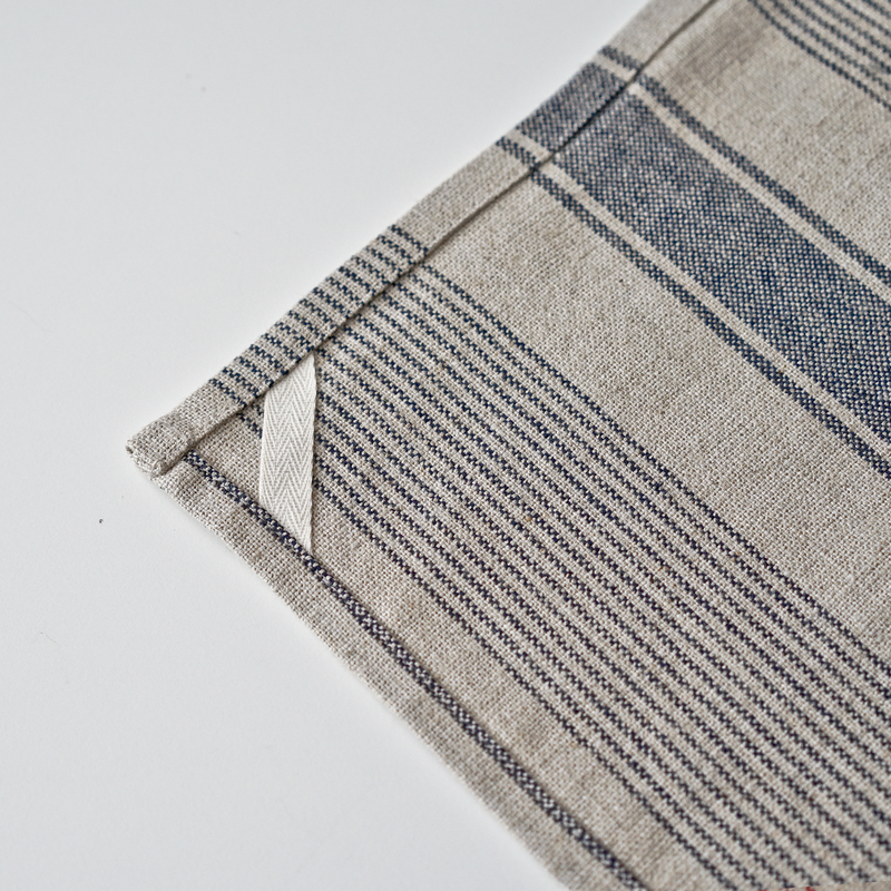 August8th - Natural Hemp Linen Cross Kitchen Cloth