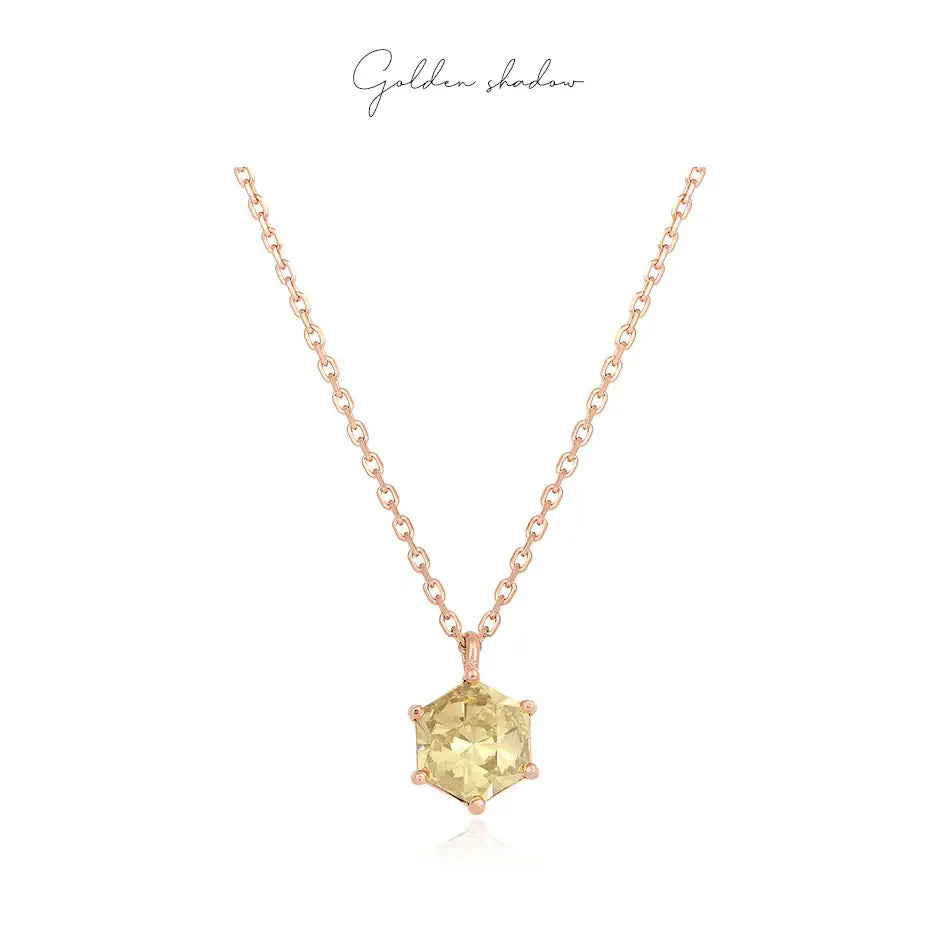 CLUE - Swarovski Stone Birthstone Silver Necklace - CLUE - Jewelry - Harumio