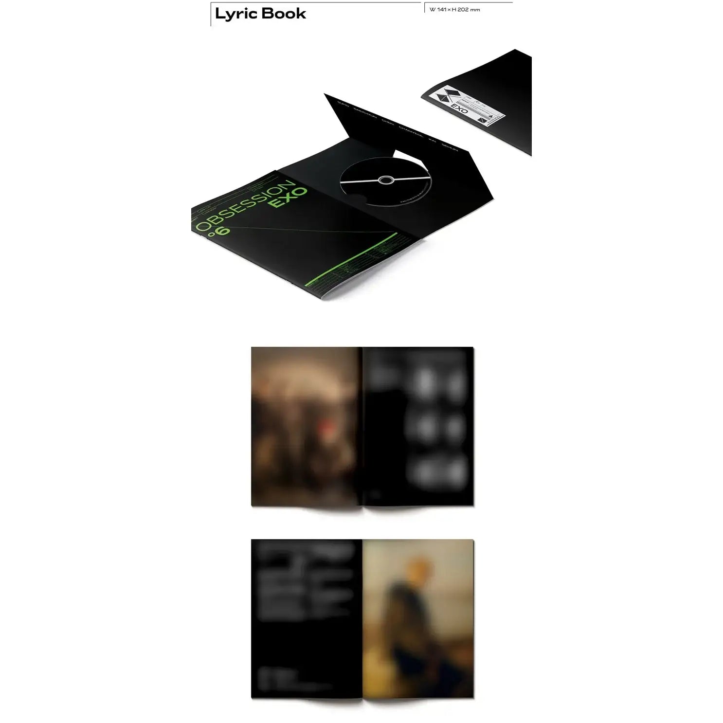 EXO - 6th Album - Obsession - Random Version - Preorder - EXO - Album - Harumio