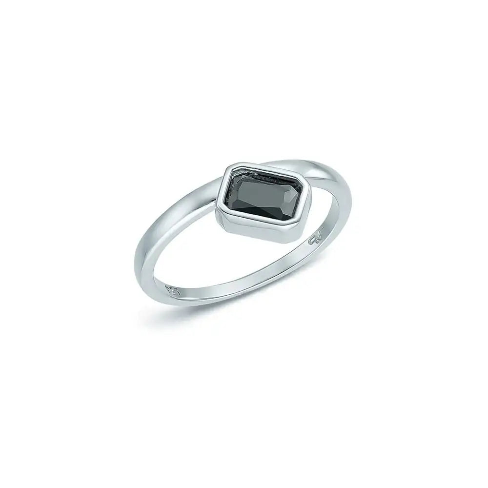 OST - EarthQ Square Black Ring - OST - Jewelry - Harumio