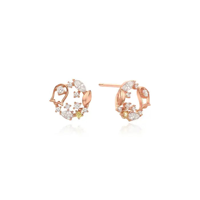 OST - November Citrine Bellflower Birth Flower Earrings - OST - Jewelry - Harumio