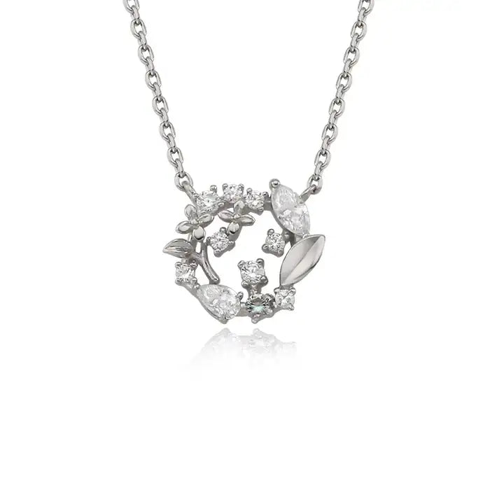 OST - May Emerald Lilac Birth Flower Necklace - OST - Jewelry - Harumio