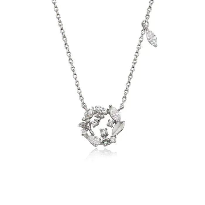 OST - May Emerald Lilac Birth Flower Necklace - OST - Jewelry - Harumio